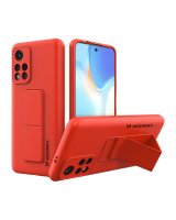  Wozinsky Wozinsky Kickstand Case Silicone Stand Cover for Xiaomi Poco M4 Pro 5G red 