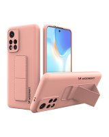  Wozinsky Wozinsky Kickstand Case Silicone Stand Cover Xiaomi Poco M4 Pro 5G Pink 