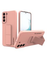  Wozinsky Wozinsky Kickstand Case Silicone Stand Cover for Samsung Galaxy S22 + Pink 