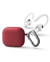  UNIQ Uniq Nexo case for AirPods 3 + Ear Hooks Silicone - red 