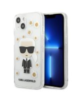  Karl Lagerfeld Karl Lagerfeld KLHCP13SHFLT iPhone 13 mini 5,4'' przezroczysty/transparent Flower Ikonik Karl 