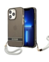  Guess Guess GUHCP13LHTSGSK iPhone 13 Pro / 13 6.1'' black/black hardcase Translucent Stap 