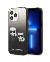  Karl Lagerfeld Karl Lagerfeld KLHCP13LTGKCK iPhone 13 Pro / 13 6,1'' hardcase czarny/black Gradient Ikonik Karl&Choupette 