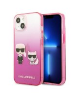  Karl Lagerfeld Karl Lagerfeld KLHCP13STGKCP iPhone 13 mini 5,4'' hardcase różowy/pink Gradient Ikonik Karl&Choupette 