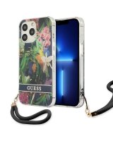  Guess Guess GUHCP13XHFLSB iPhone 13 Pro Max 6.7'' blue/blue hardcase Flower Strap 