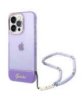  Guess Guess GUHCP14XHGCOHU iPhone 14 Pro Max 6.7'' purple/purple hardcase Translucent Pearl Strap 