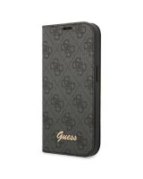  Guess Guess GUBKP14LHG4SHK iPhone 14 Pro 6.1 ''black / black book 4G Vintage Gold Logo 