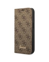  Guess Guess GUBKP14MHG4SHW iPhone 14 Plus 6.7 ''brown / brown book 4G Vintage Gold Logo 