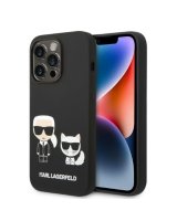  Karl Lagerfeld Karl Lagerfeld KLHMP14LSSKCK iPhone 14 Pro 6.1 ''hardcase black / black Liquid Silicone Karl & Choupette Magsafe 