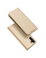  Dux Ducis Dux Ducis Skin Pro Case for Samsung Galaxy A14 5G Flip Card Wallet Stand Gold 