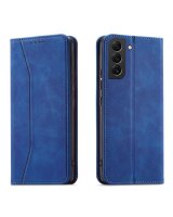  Hurtel Magnet Fancy Case for Samsung Galaxy S23 Ultra Cover with Flip Wallet Stand Blue 