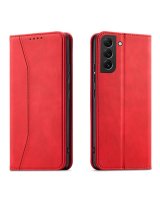  Hurtel Magnet Fancy Case for Samsung Galaxy S23 Ultra Cover with Flip Stand Wallet Red 