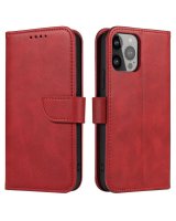  Hurtel Magnet Case case for Samsung Galaxy S23 cover with flip wallet stand red 