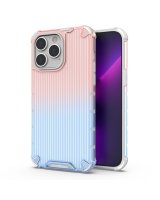  Hurtel Ombre Protect Case for iPhone 13 Pro armored cover pink and blue 