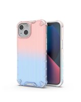  Hurtel Ombre Protect Case for iPhone 14 Plus armored cover pink and blue 