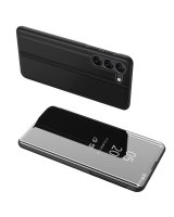  Hurtel Clear View Case cover for Samsung Galaxy S23+ flip cover black 