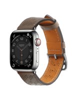  Hurtel Strap Leather leather strap Apple Watch SE, 9, 8, 7, 6, 5, 4, 3, 2, 1 (41, 40, 38 mm) band bracelet dark brown 