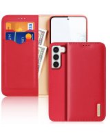  Dux Ducis Dux Ducis Hivo case for Samsung Galaxy S23 flip cover wallet stand RFID blocking red 