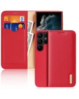  Dux Ducis Dux Ducis Hivo case Samsung Galaxy S23 Ultra cover with flip wallet stand RFID blocking red 