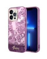  Guess Guess Porcelain Collection case for iPhone 14 Pro Max - fuchsia 