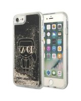  Karl Lagerfeld Karl Lagerfeld Liquid Glitter Gatsby case for iPhone 7 / 8 / SE 2020 / SE 2022 - black 