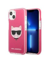  Karl Lagerfeld Karl Lagerfeld Choupette Head case for iPhone 13 - fuchsia 