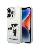  Karl Lagerfeld Karl Lagerfeld Glitter Karl&Choupette case for iPhone 14 Pro - transparent 