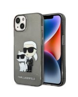  Karl Lagerfeld Karl Lagerfeld Glitter Karl&Choupette case for iPhone 14 Plus - black 