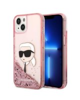  Karl Lagerfeld Karl Lagerfeld Glitter Karl's Head case for iPhone 14 Plus - pink 