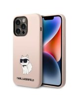  Karl Lagerfeld Karl Lagerfeld Silicone Choupette case for iPhone 14 Pro Max - pink 