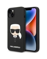  Karl Lagerfeld Karl Lagerfeld Silicone Karl's Head MagSafe case for iPhone 14 Plus - black 