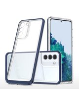  Hurtel Clear 3in1 case for Samsung Galaxy S23+ silicone cover with frame blue 