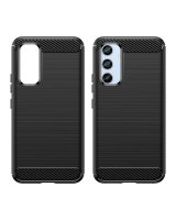  Hurtel Carbon Case case for Samsung Galaxy A54 5G flexible silicone carbon cover black 