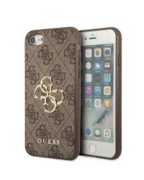  Guess Guess GUHCI84GMGBR iPhone 7/8/SE 2020/2022 brown/brown hardcase 4G Big Metal Logo 