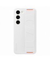  Samsung Samsung Silicone Grip Cover Case for Samsung Galaxy S23 silicone case with wrist strap white (EF-GS911TWEGWW) 