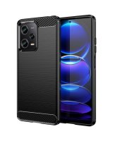  Hurtel Carbon Case Xiaomi Poco X5 Pro 5G flexible silicone carbon cover black 