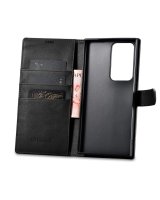  iCarer iCarer Wallet Case for Samsung Galaxy S23 Ultra leather case wallet black 