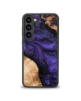  Bewood Wood and Resin Case for Samsung Galaxy S23 Plus Bewood Unique Violet - Purple and Black 