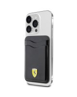  Ferrari Ferrari Wallet Card Slot FEWCMRSIK case - black MagSafe Leather 2023 Collection 