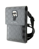  Karl Lagerfeld Karl Lagerfeld Bag KLWBSAKHPKG case - silver Saffiano Monogram Ikonik 