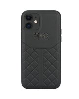  Audi Audi Genuine Leather iPhone 11 / Xr 6.1'' black/black hardcase AU-TPUPCIP11R-Q8/D1-BK 