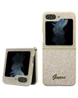  Guess Guess Glitter Script case for Samsung Galaxy Z Flip 5 - gold 