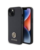  Guess Guess GUHCP15SPS4DGPK iPhone 15 6.1'' black/black hardcase Strass Metal Logo 