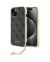  Guess Guess 4G Charms Collection case for iPhone 15 - gray 