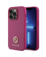  Guess Guess GUHCP15LPS4DGPP iPhone 15 Pro 6.1'' pink/pink hardcase Strass Metal Logo 