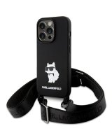  Karl Lagerfeld Karl Lagerfeld KLHCP15XSCBSCNK iPhone 15 Pro Max 6.7'' hardcase black/black Crossbody Silicone Choupette 