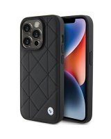  BMW BMW Leather Quilted case for iPhone 15 Pro Max - black 