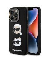  Karl Lagerfeld Apple Karl Lagerfeld Silicone Karl&Choupette Head case for iPhone 15 Pro - black 