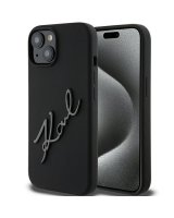  Karl Lagerfeld Karl Lagerfeld Silicone Karl Script case for iPhone 15 - black 