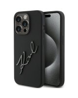  Karl Lagerfeld Karl Lagerfeld Silicone Karl Script case for iPhone 15 Pro Max - black 